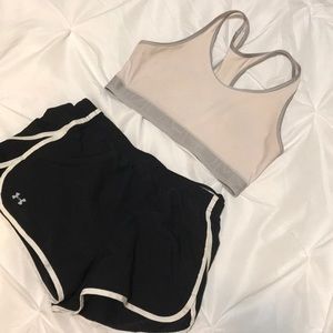 Under Armor Shorts and Sports Bra